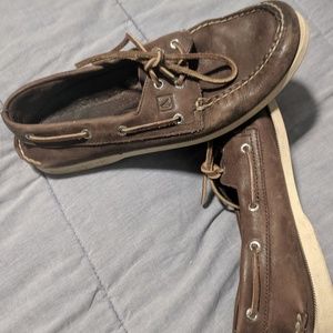 Dark Brown Sperry Size 10